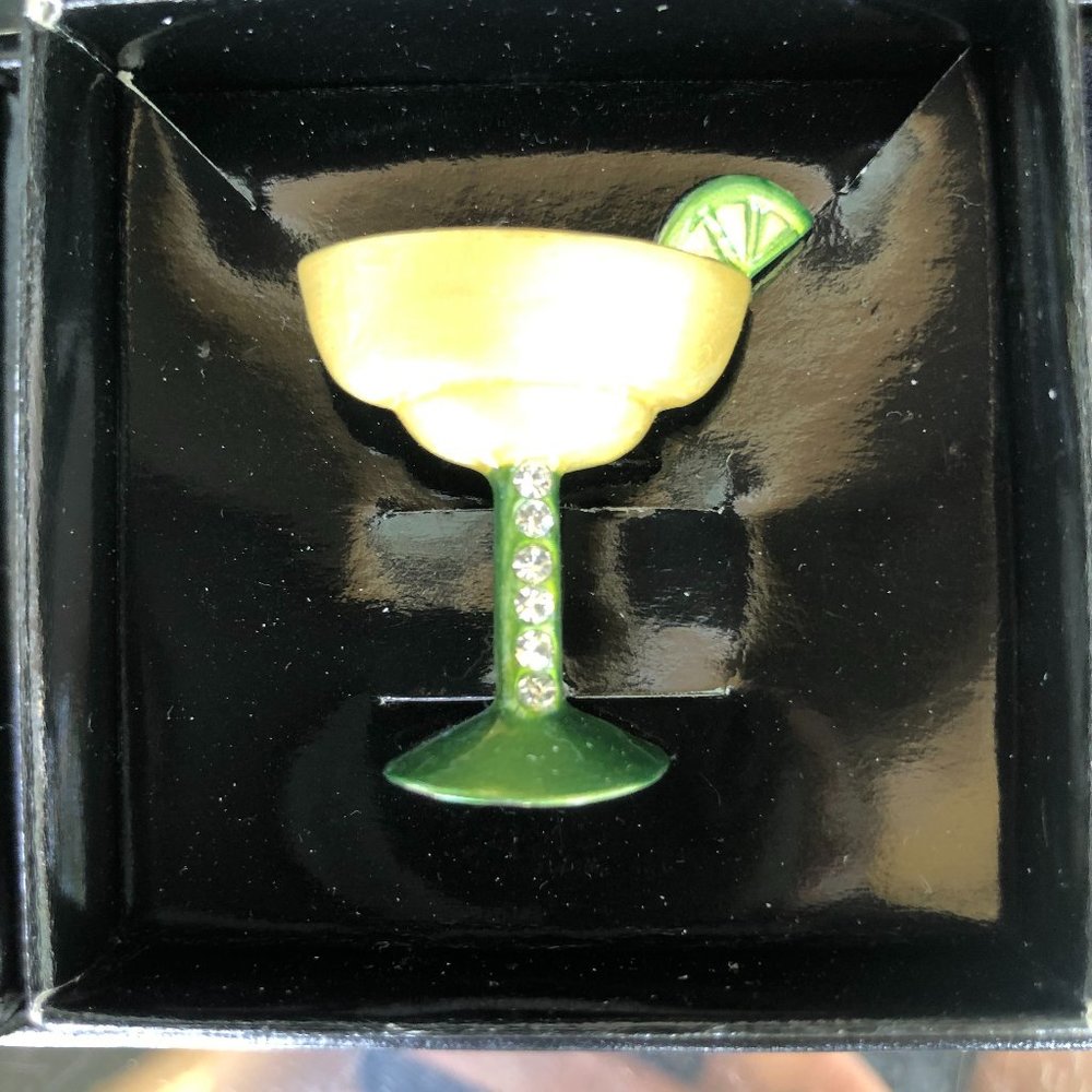 Margarita Glass Pin/Brooch
